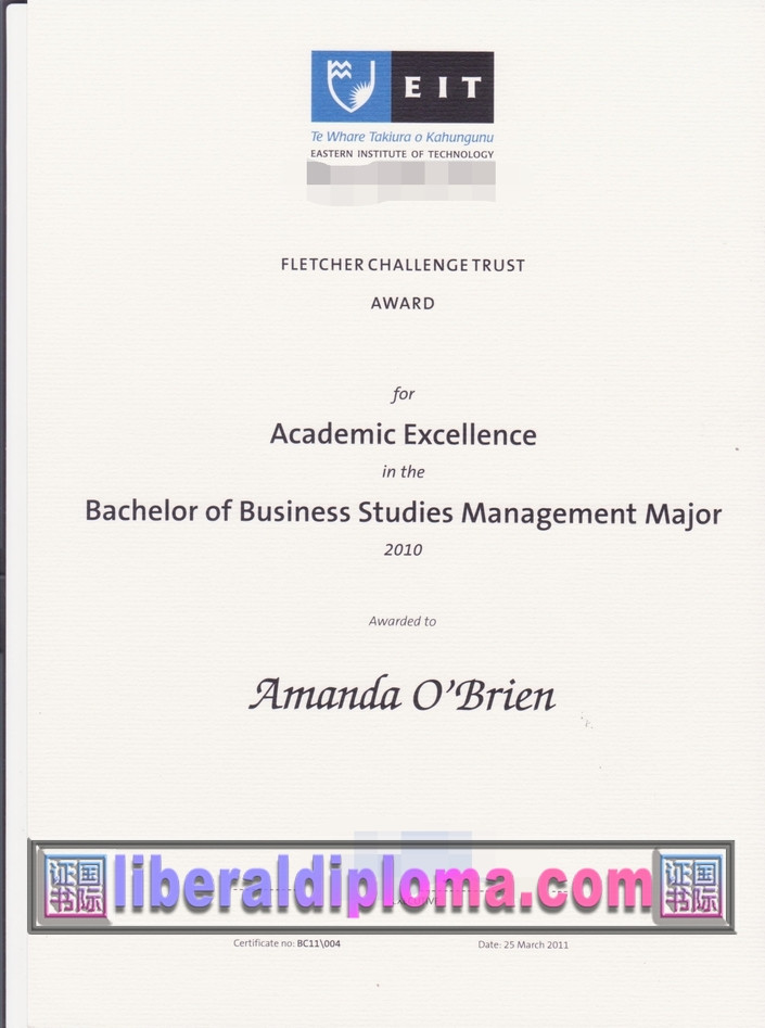 哪里可以买到新西兰东部理工学院毕业证?详解购买途径