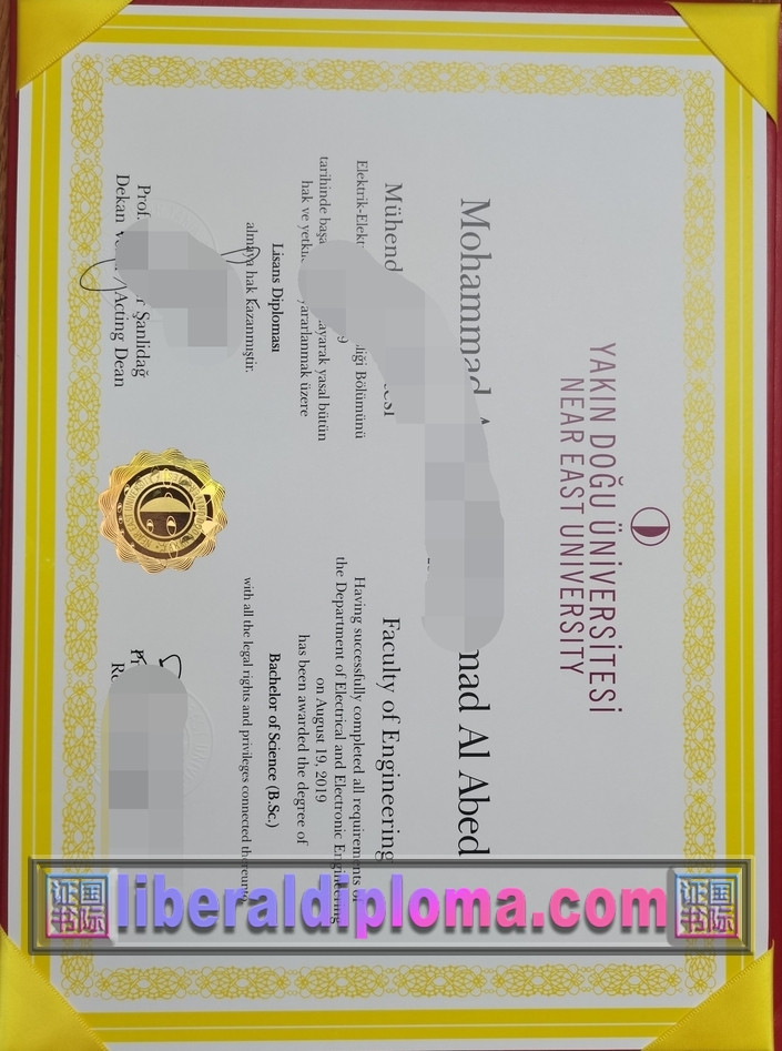 订做土耳其近东大学毕业证：留学深造的理想选择