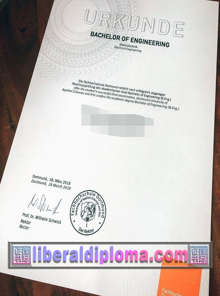 快速办理：多特蒙德应用科技大学毕业证轻松到手