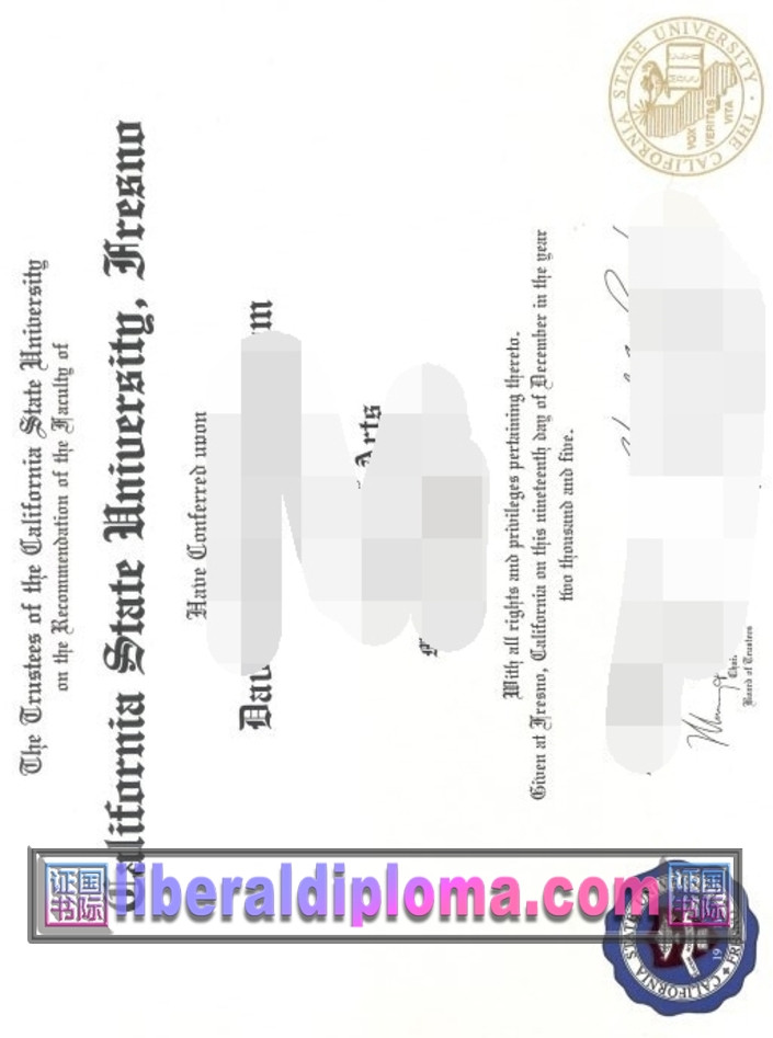 办理加州州立大学弗雷斯诺分校毕业证全攻略