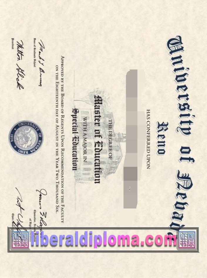 定做订做内华达大学里诺校区文凭毕业证 | 独特定制方案