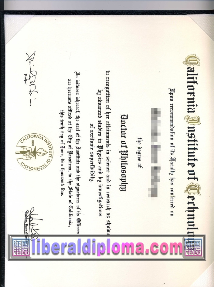 《如何实现“定制办理加州理工学院文凭”?》