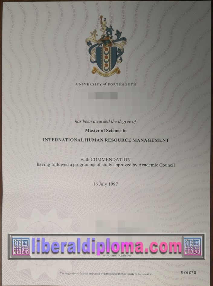 🎓 为梦想做个朴茨茅斯大学毕业证：开启新征程的证明