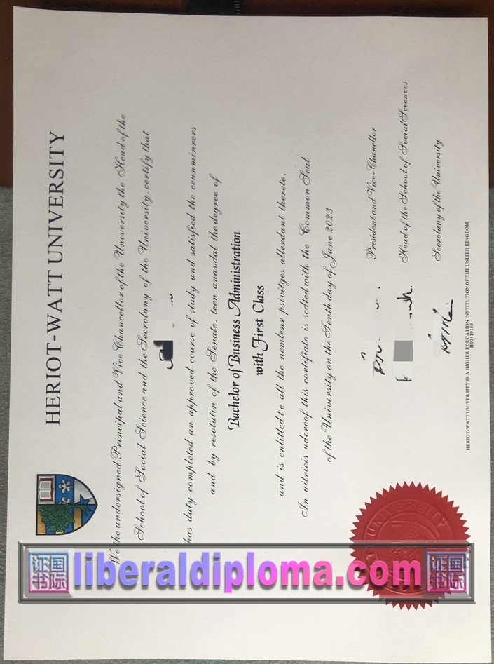 🎓 在哪里可以购买英国赫瑞瓦特大学的文凭？